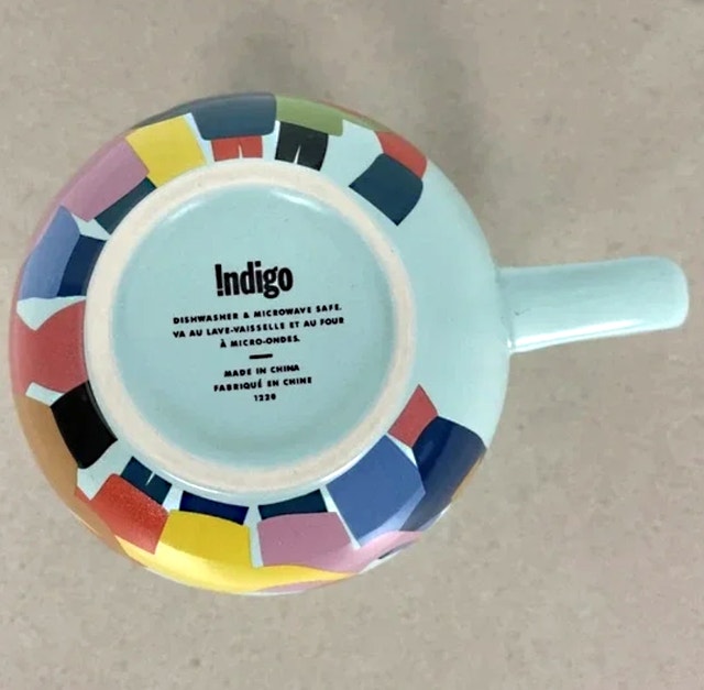 Indigo Mug “Everybody is Free to Love” Banner Coffee Tea Ceramic - photo 4