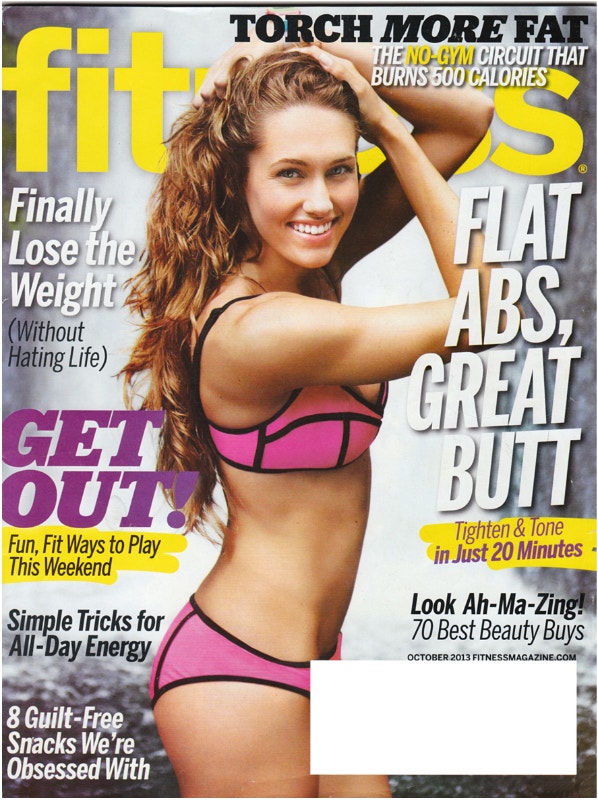 Fitness Magazine Oct 2013: Christi Marracini Flat Abs