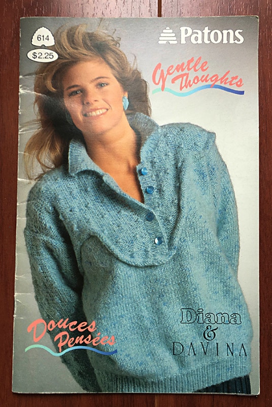 Vintage Patons Gentle Thoughts Knitting Patterns #614-1988