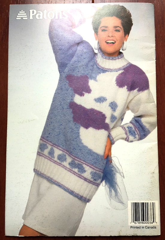 Vintage Patons Gentle Thoughts Knitting Patterns #614-1988 - photo 2