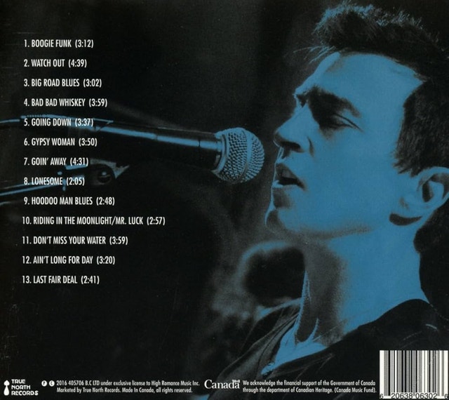 Blue Highways by Colin James 2016 CD - photo 2