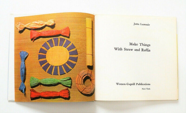 Make things with straw and raffia, by Jutta Lammer, 1965 - photo 2