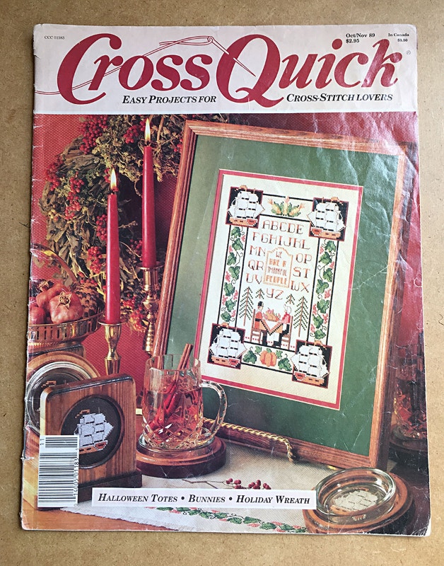 Vintage Cross Stitch & Country Crafts Magazines