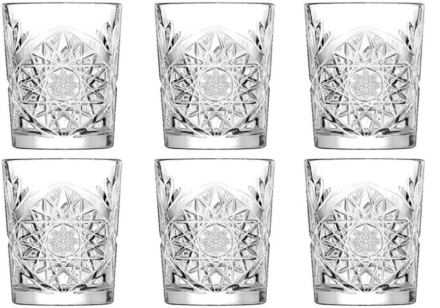 Libbey Hobstar Double Old Fashioned Glasses (Set of 6)