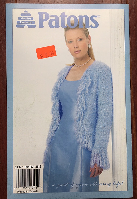 Vintage Patons Pocket Knitting Patterns Allure Series #CC500816 - photo 2