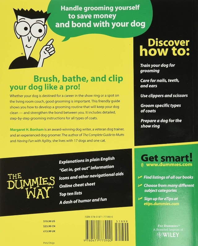 Dog Grooming for Dummies, paperback by Margaret H. Bonham 2006 - photo 2