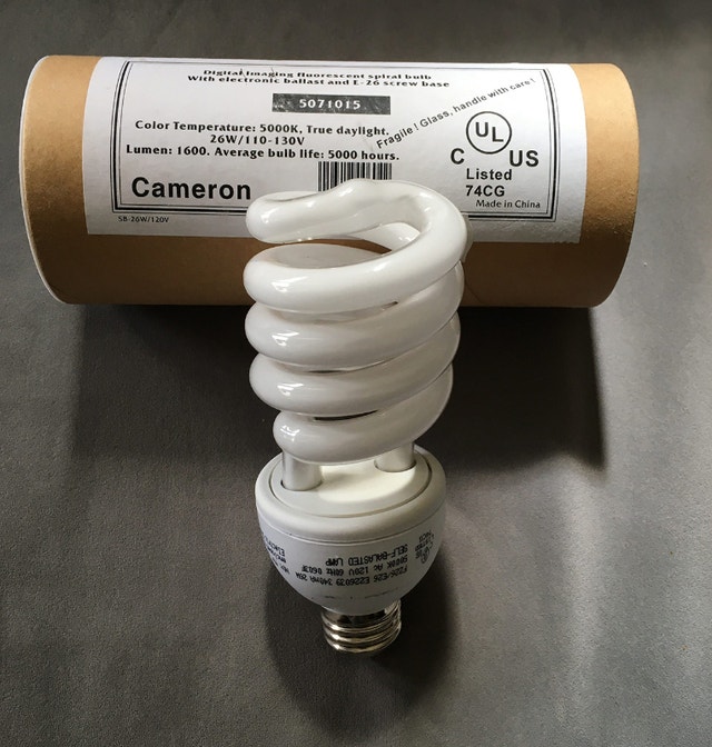 Cameron Digital Imaging Fluorescent Spiral Bulbs E-26 Screw Base - photo 2