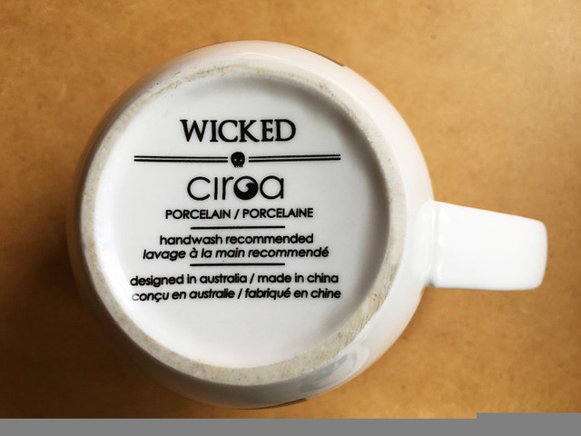 2 Ciroa Wicked Porcelain Coffee Tea Mugs - photo 3