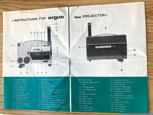 Vintage Argus Compact 8mm Dualmaster 890Z User Manual - photo 2