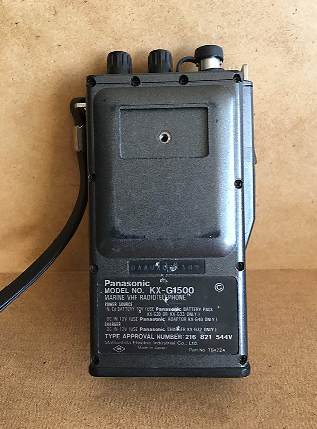 Panasonic KX-G1500 Handheld Marine VHF Radiotelephone for Parts - photo 2