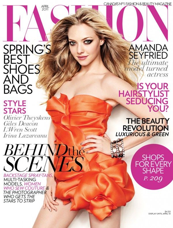 Canada FASHION Magazine April 2011 Amanda Seyfried