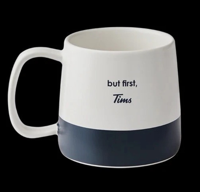2025 Tim Hortons "But First, Tim's" 16oz Ceramic Mug
