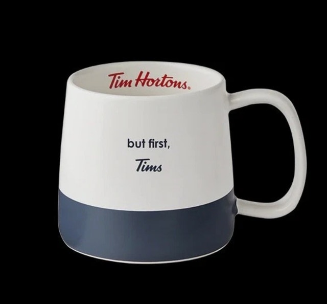 2025 Tim Hortons "But First, Tim's" 16oz Ceramic Mug - photo 2