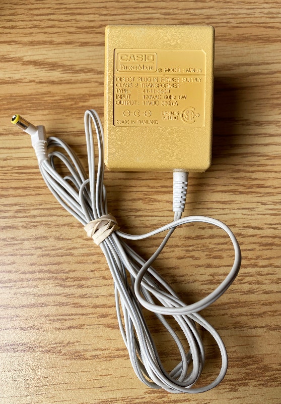 Casio Phone Mate Adapter Wall Charger 41-11-350D