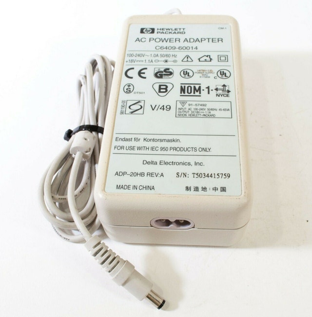 HP C6409-60014 AC Power Adapter 18V 1.1A