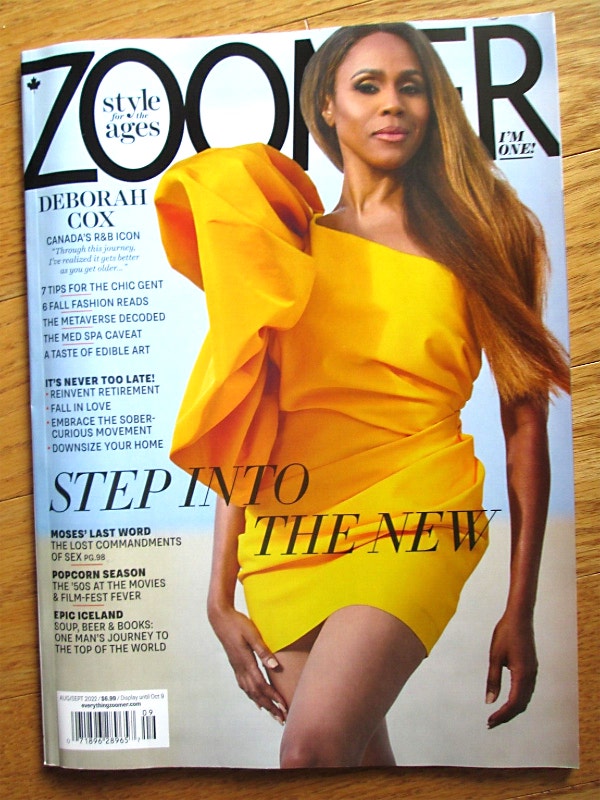 Zoomer Canada Magazine Aug/Sep 2022 - Deborah Cox