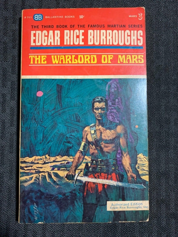 The Warlord of Mars Science Fiction by Edgar Rice Burroughs 1969