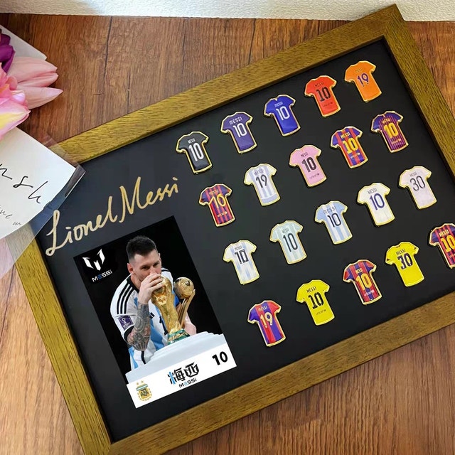 Messi Jersey Badge Commemorative Set