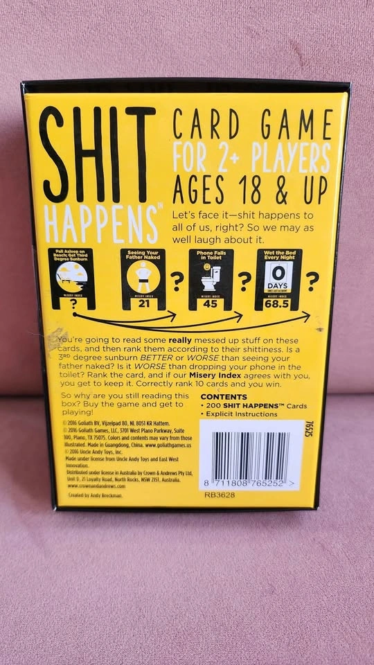 ADULTS Sh*t happens card game - photo 3