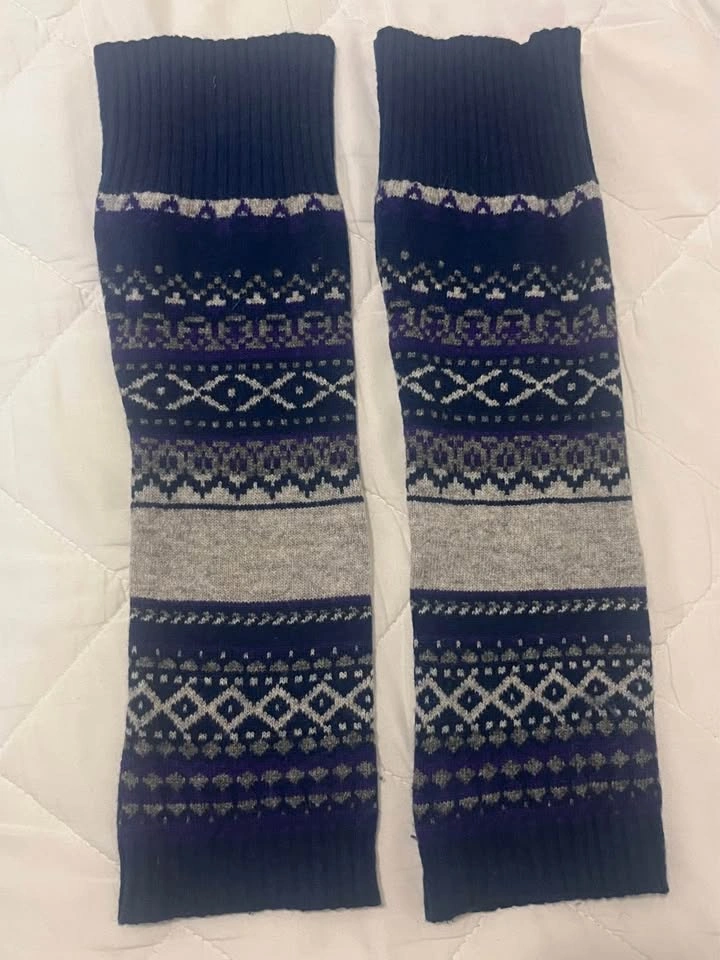 Mini Wool Short Sleeve Dress with Matching Arm Warmers S/M - photo 3