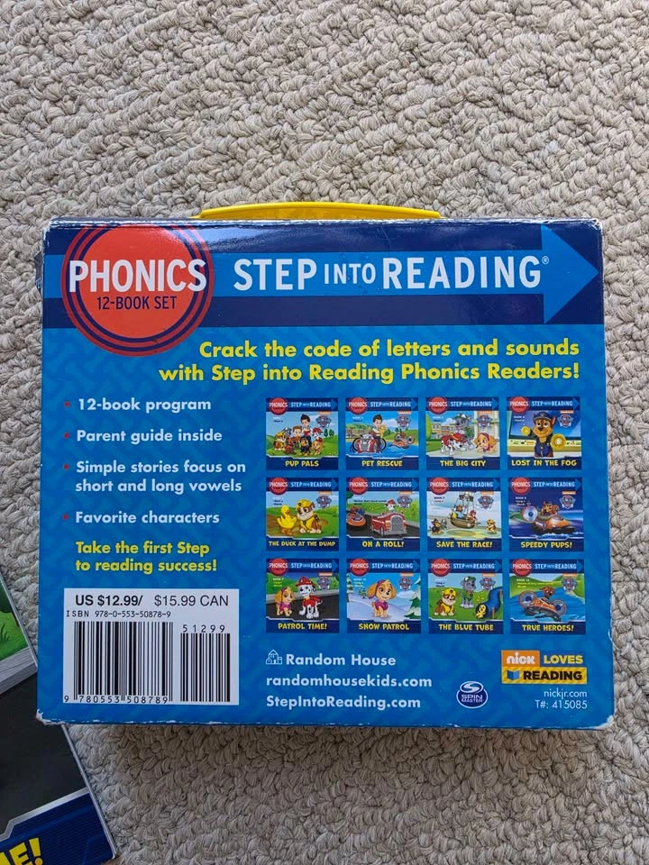 Paw Patrol Steps into Reading Phonics Books - photo 3