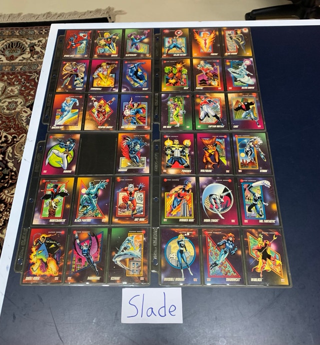1992 Marvel Impel Super Heroes Card Set 1-200