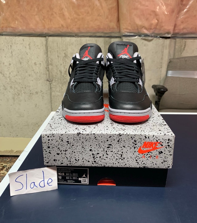 Jordan 4 Bred Retro Nike Air - photo 2