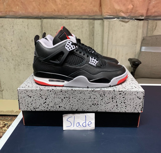 Jordan 4 Bred Retro Nike Air - photo 3
