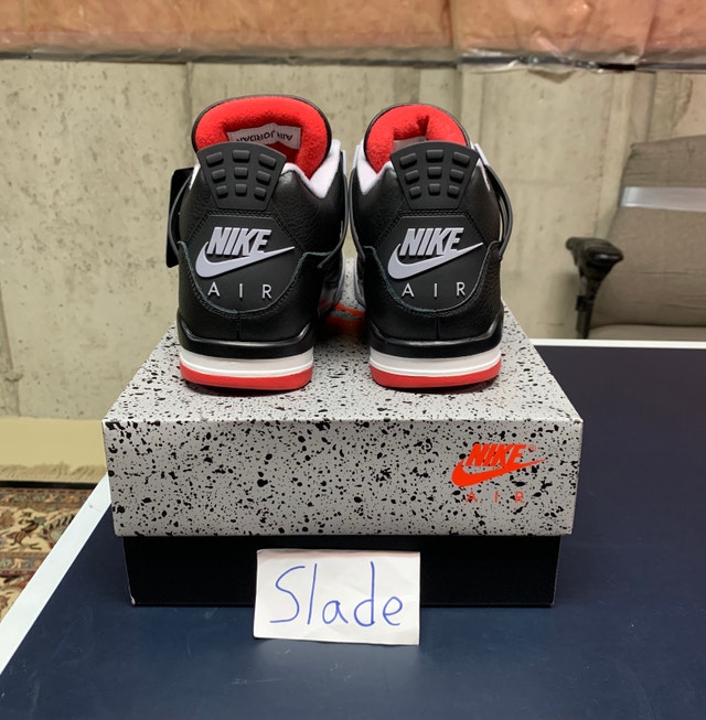 Jordan 4 Bred Retro Nike Air - photo 4