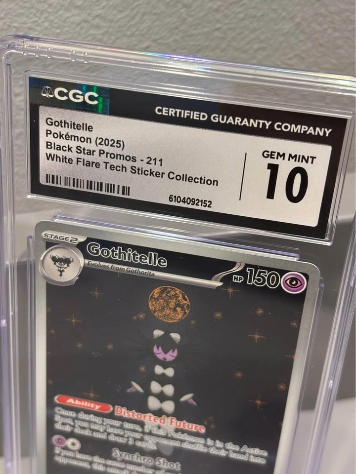 Pokemon CGC GEM MINT 10 - Gothitelle Black Star Promo 🖤 - photo 2