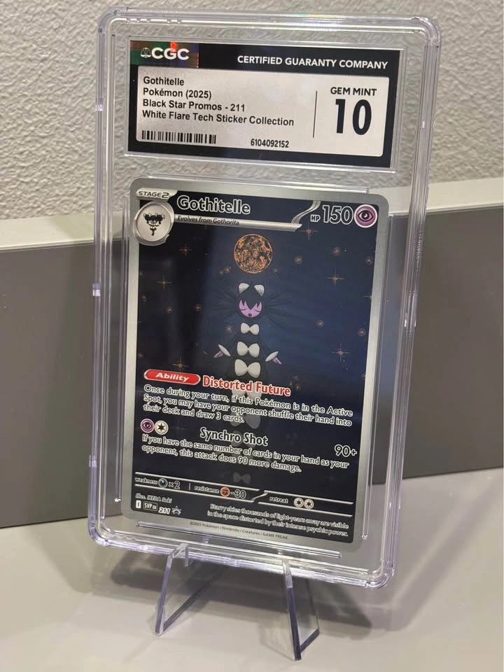 Pokemon CGC GEM MINT 10 - Gothitelle Black Star Promo 🖤 - photo 4