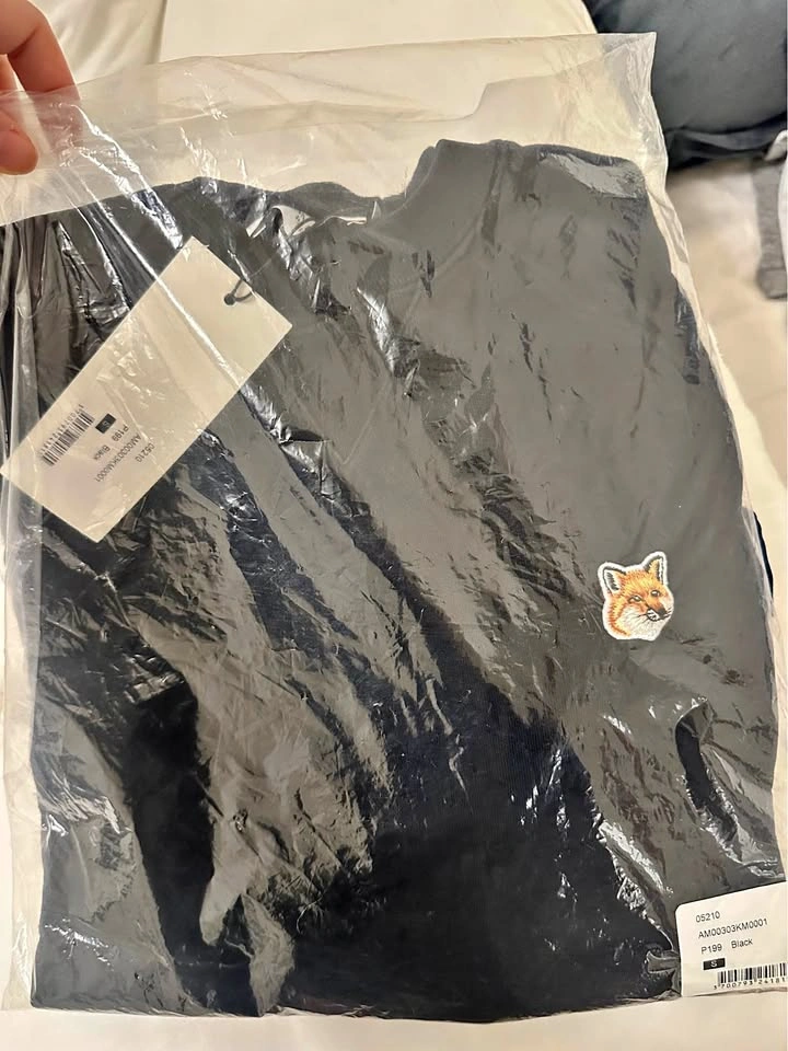 Maison Kitsune Men’s FOX HEAD PATCH CLASSIC SWEATSHIRT - S