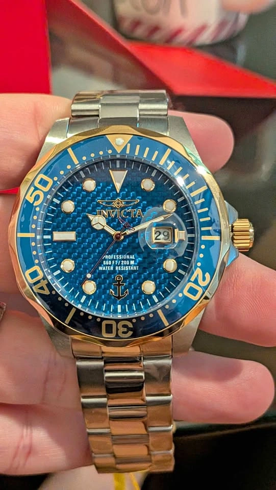 Invicta Grand Diver Blue/Gold