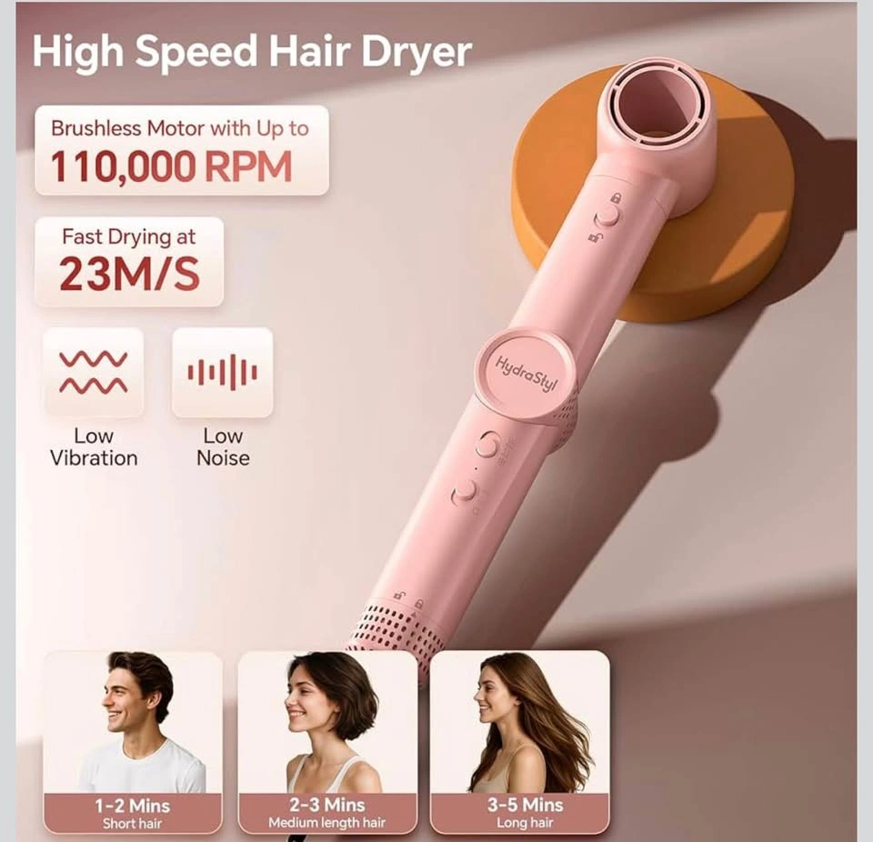 5-in-1 Air Styler, High-Speed Hair Dryer & Blow Dryer Brush - photo 3