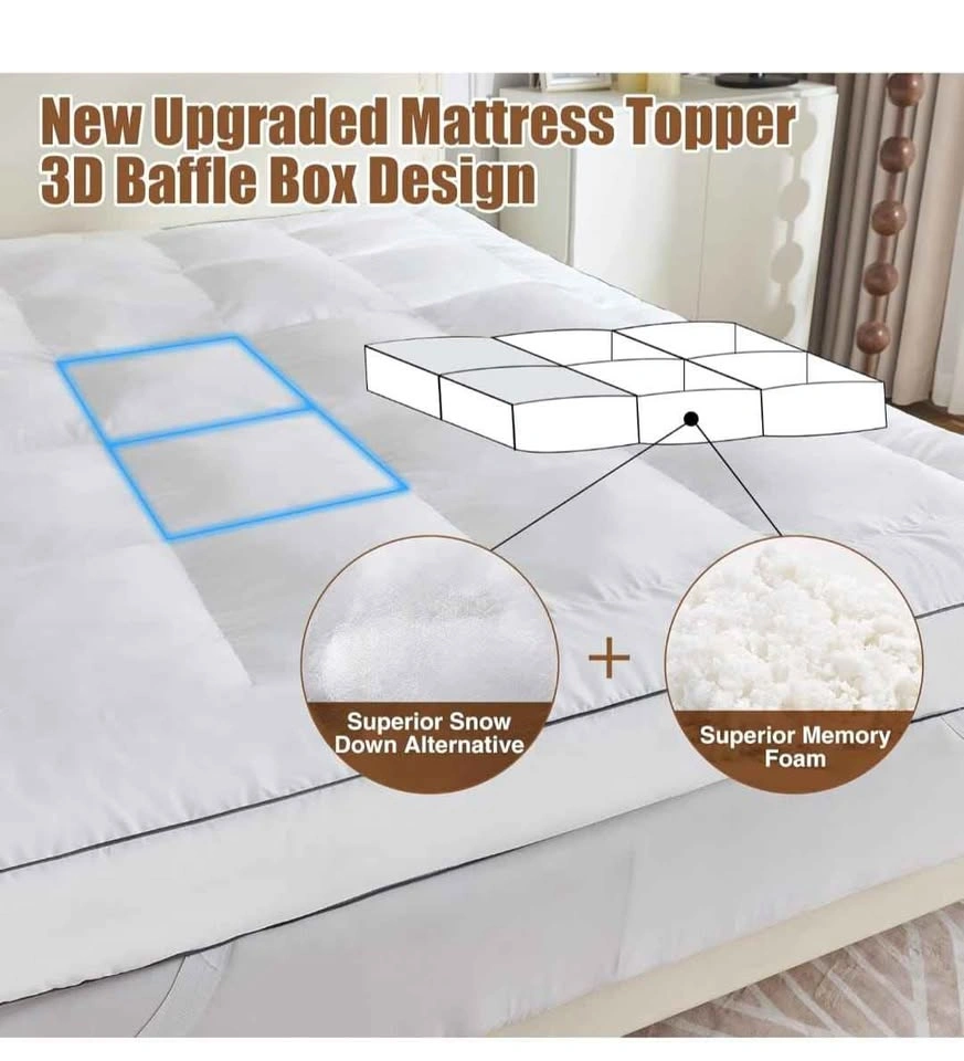 5 Inch Queen Memory Foam Mattress Topper - photo 3