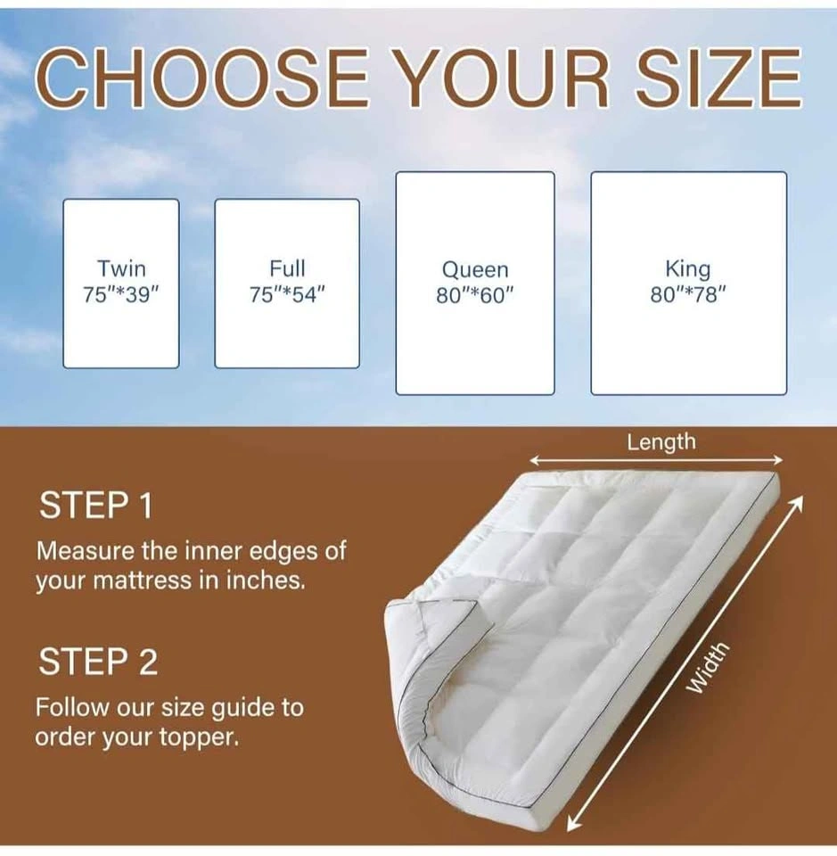 5 Inch Queen Memory Foam Mattress Topper - photo 4
