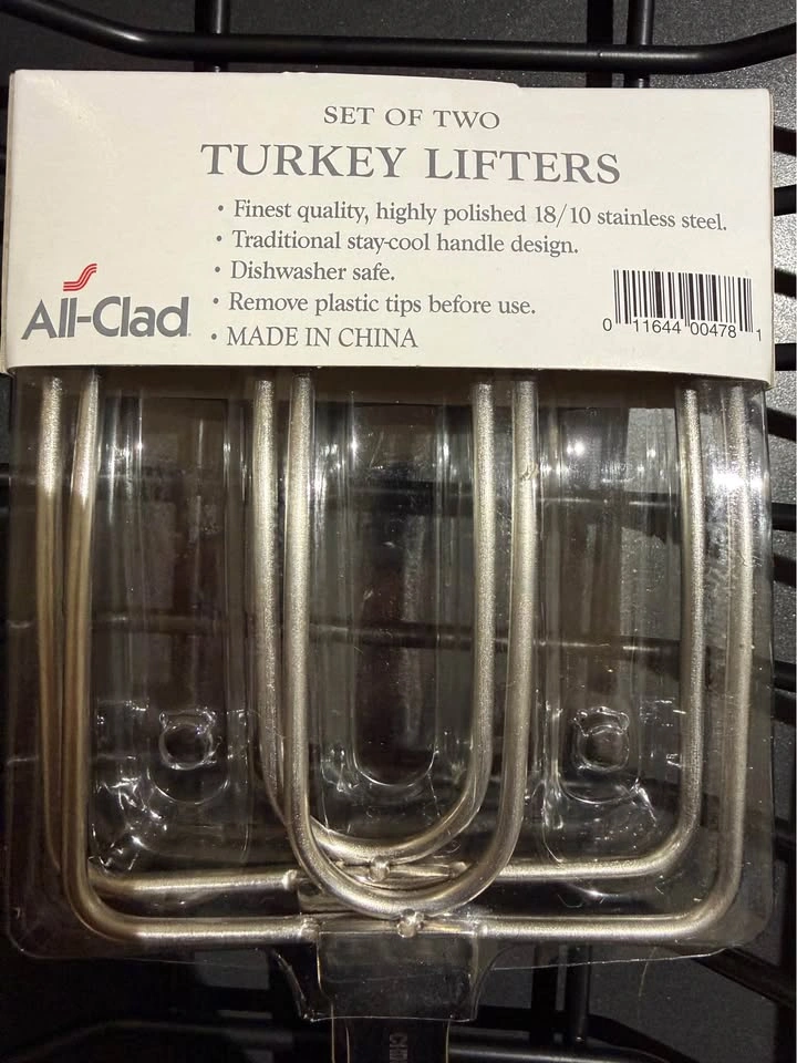 All-Clad Roasting Pan w/ Rack + Turkey Lifters (Large, Complete - photo 4