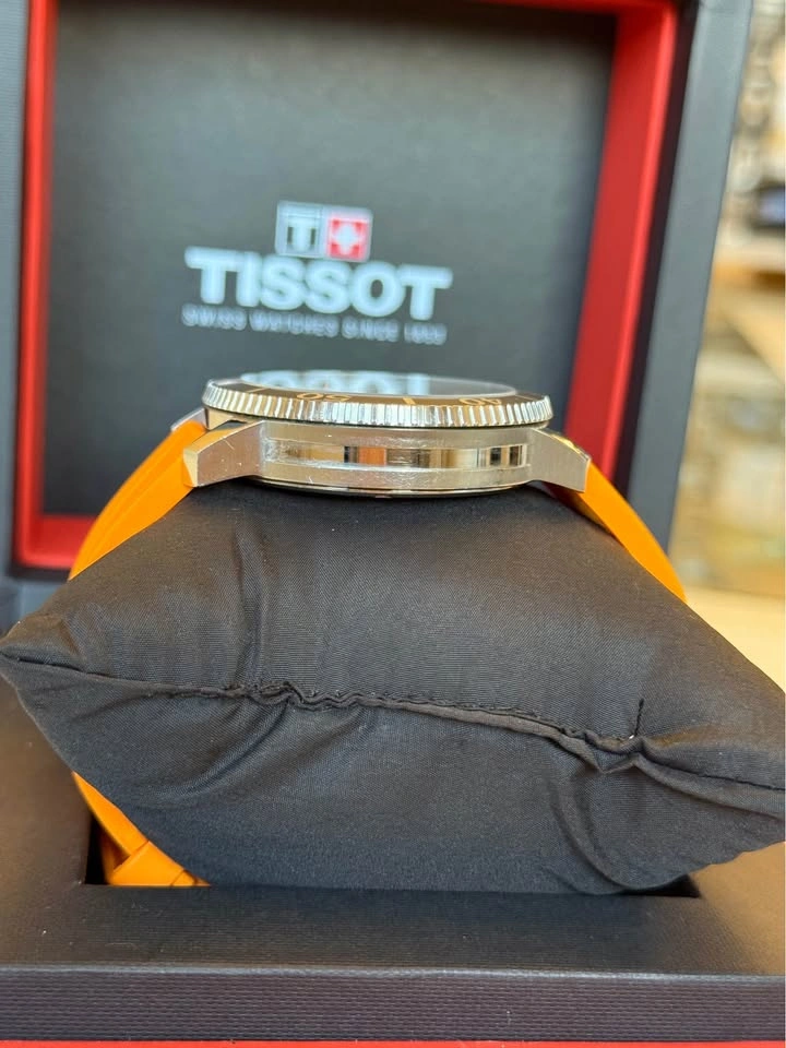 Tissot Men’s Watch Seastar 1000 Chronograph - Grey Dial Orange S - photo 5