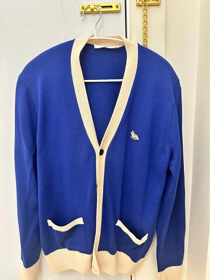 Maison Kitsune Men’s Baby Fox Cardigan 🦊 - size S