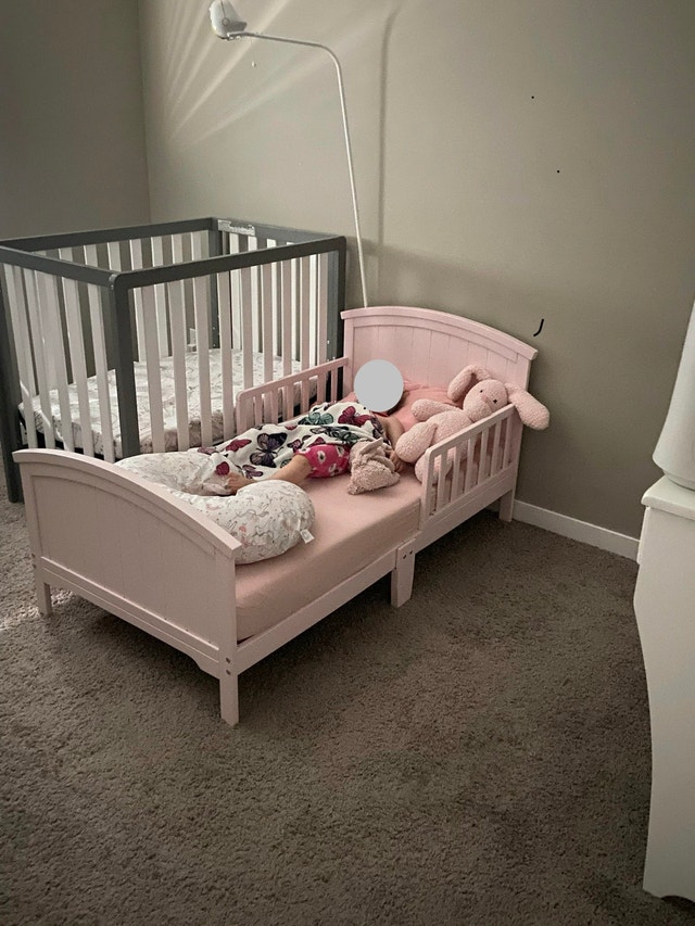Toddler Bed and Mattress
