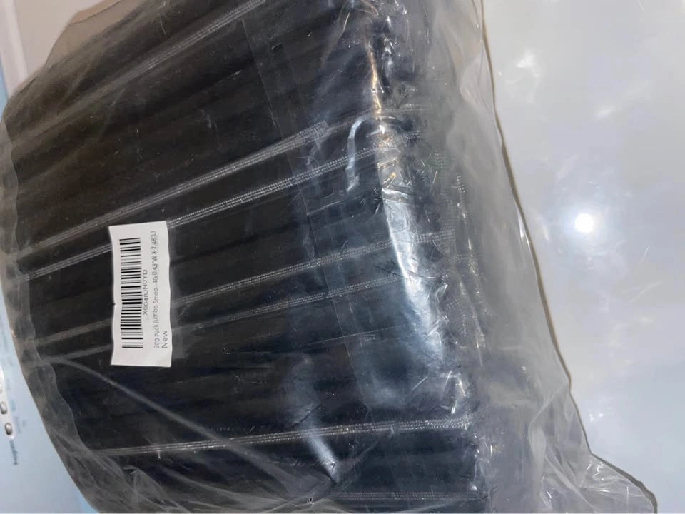 Smoothie Straws - 200 Pack (100 Clear / 100 Black) - photo 3