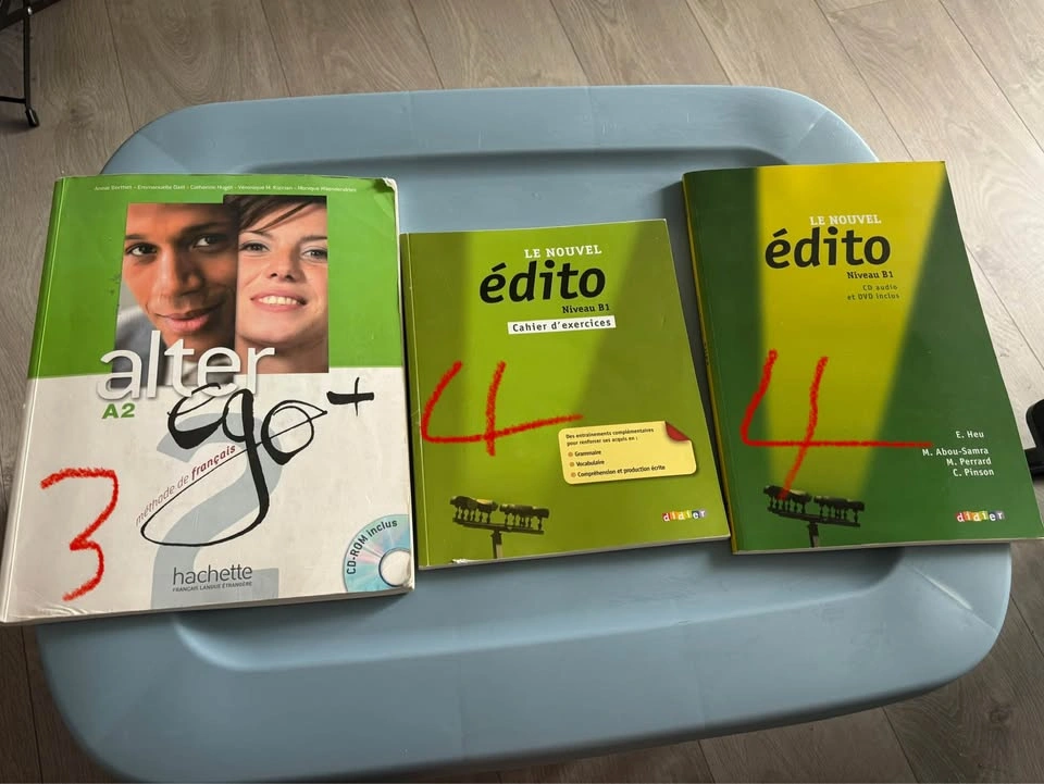 French Textbooks & Story Books Lot - photo 3