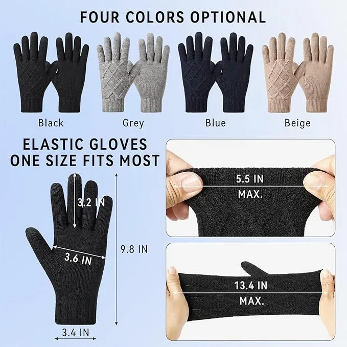Cierto Women's Winter Gloves image indicator(7)