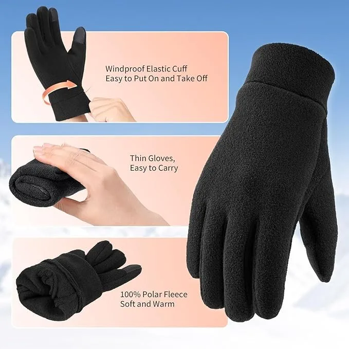 Cierto Warm Winter Gloves Touchscreen Compatible image indicator(4)