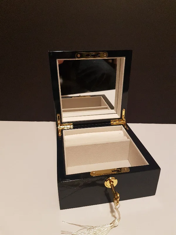 Covered Jewellery Box - with Key thumbnail