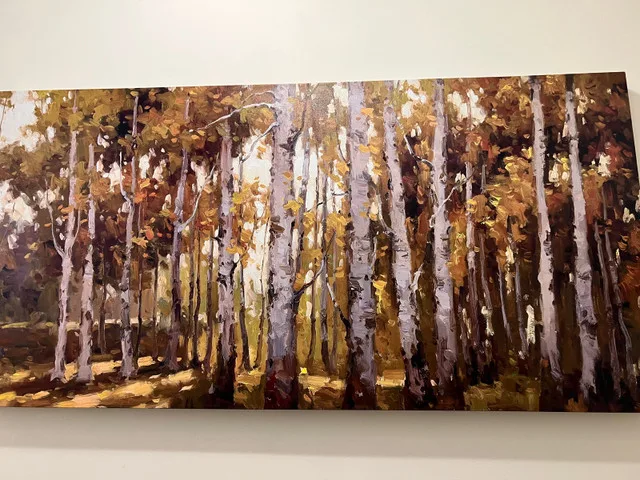 Silver birch painting thumbnail