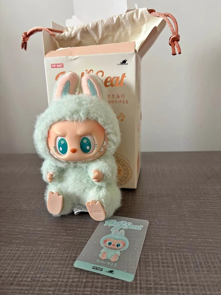 Labubu QUQU (Have a Seat) – Authentic w/ Box & Card – $25
