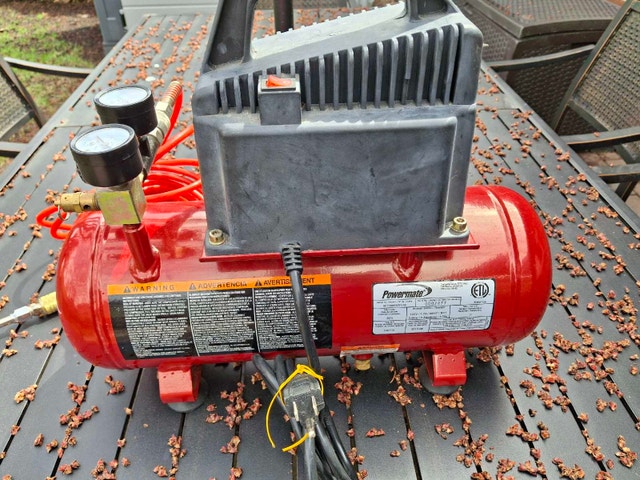 Powermate Air Compressor 100 max PSI, 2 gal.