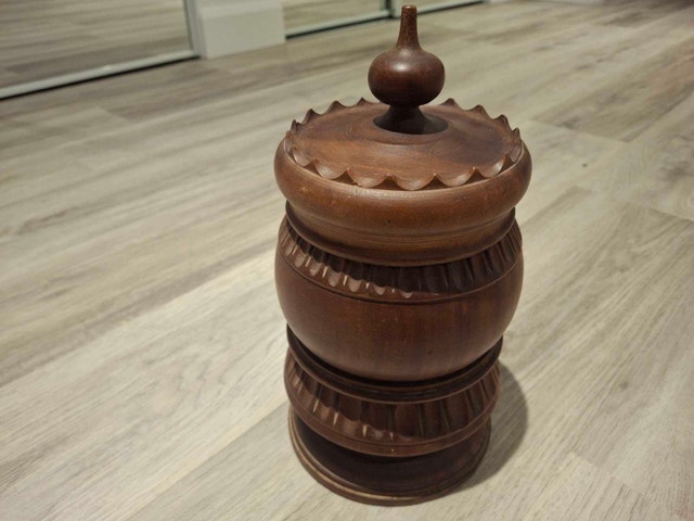 Wooden Lidded Container