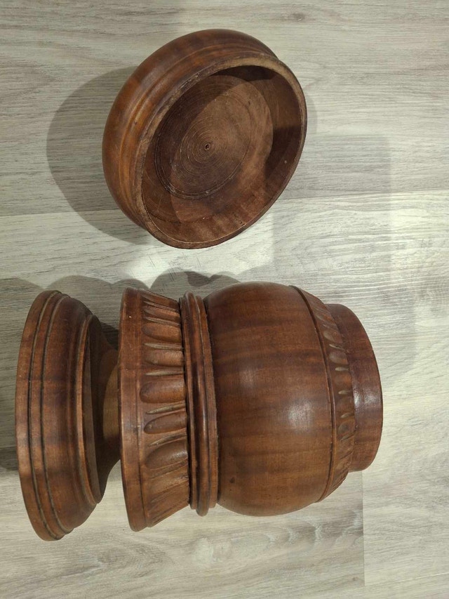 Wooden Lidded Container - photo 5